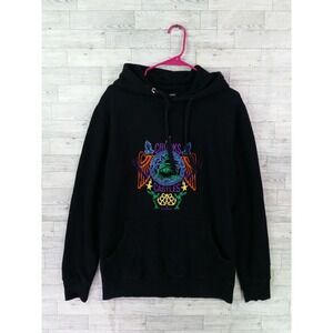Men's Crooks & Castles Graphic Logo Hoodie Sweatshirt Size Medium M Pullover